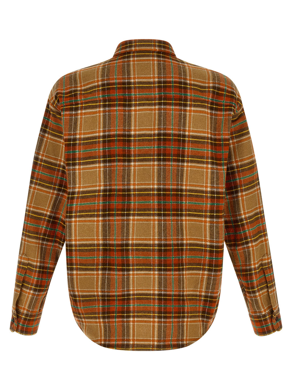 Blouse orange en marabout de la marque Dsquared², détail élégant avec finition douce et volumineuse.
