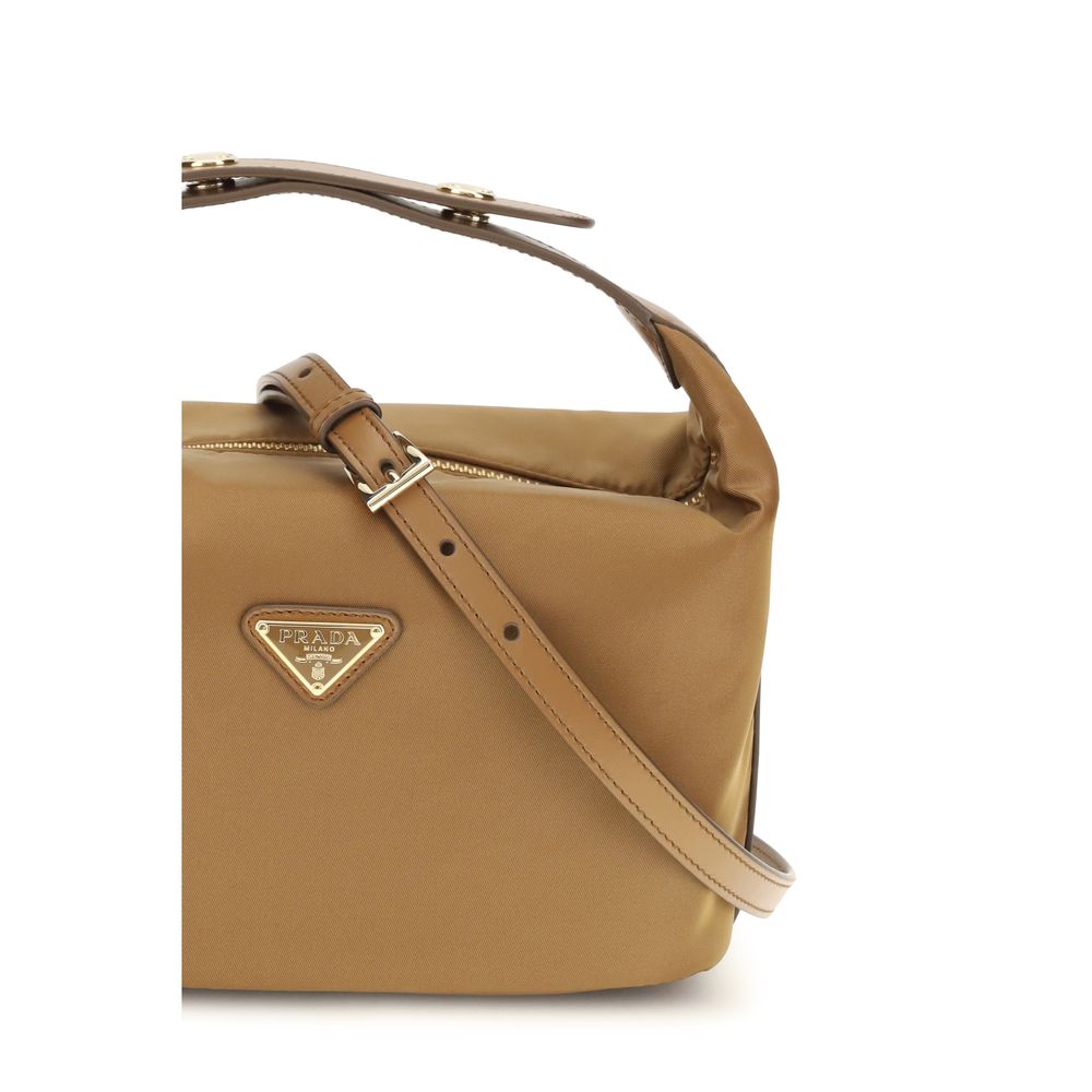 Prada Beige Recycled Polyamide Handbag