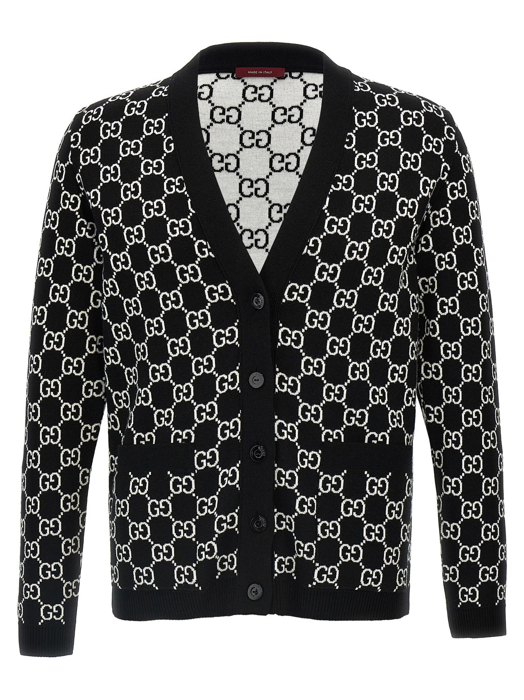 Gucci Bicolor Wool Cardigan
