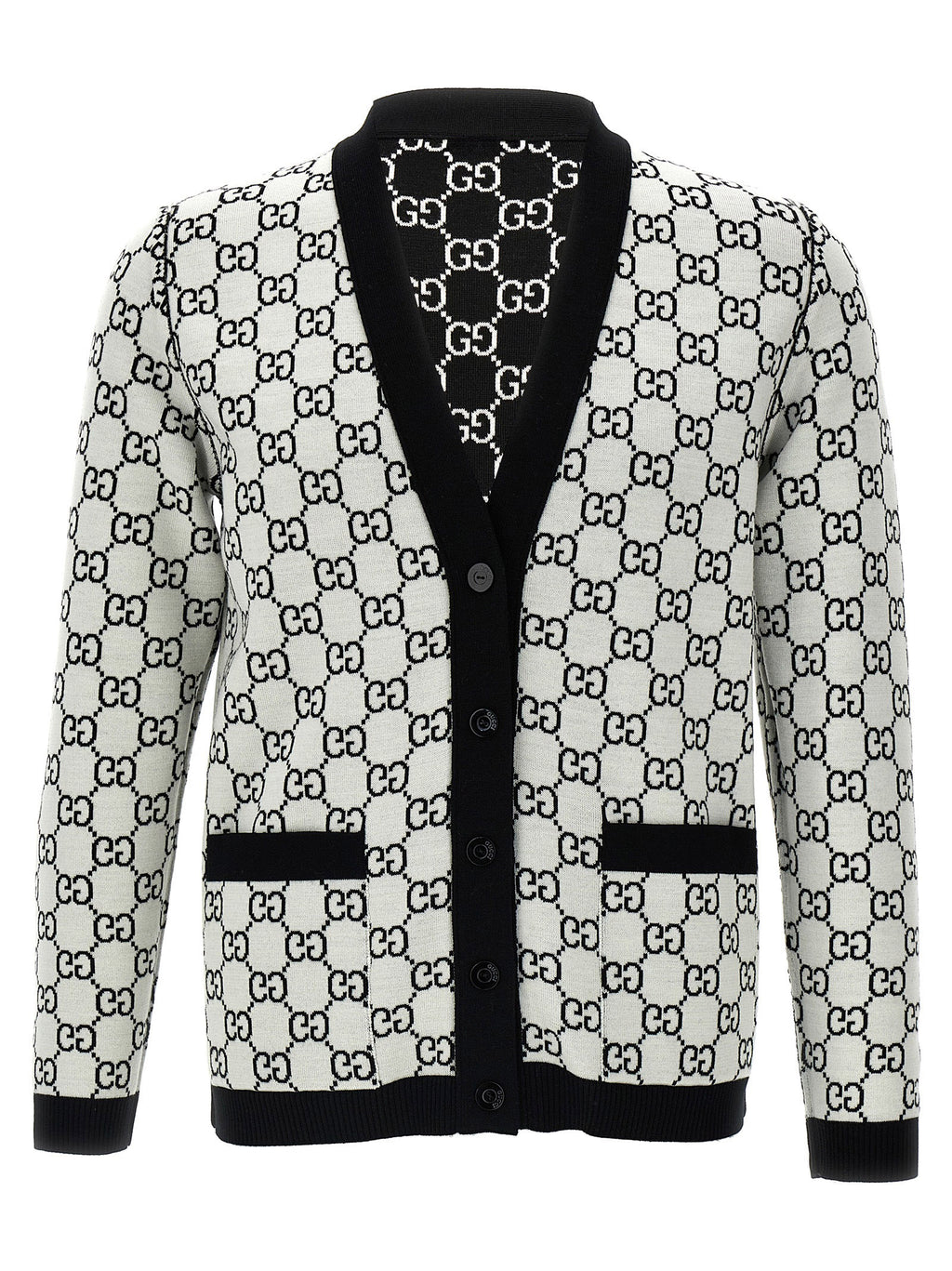 Gucci Bicolor Wool Cardigan