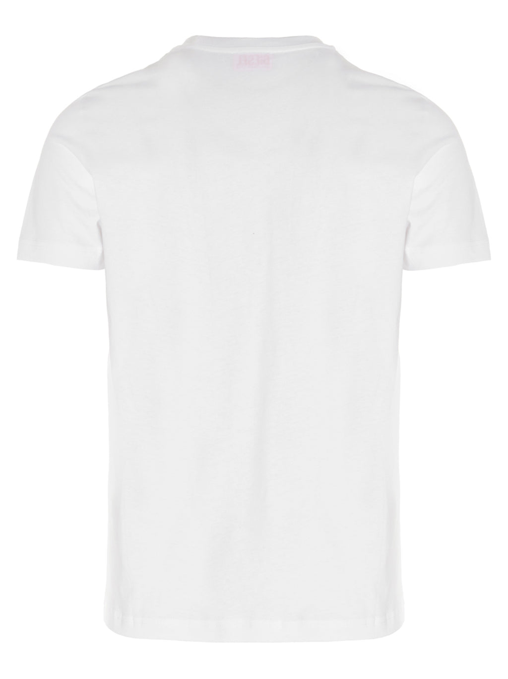 T-shirt en coton blanc Diesel, coupe classique, logo Diesel visible sur la poitrine, pour homme.