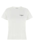 T-shirt en coton bicolore Givenchy avec logo, coupe classique, visible sur fond neutre.