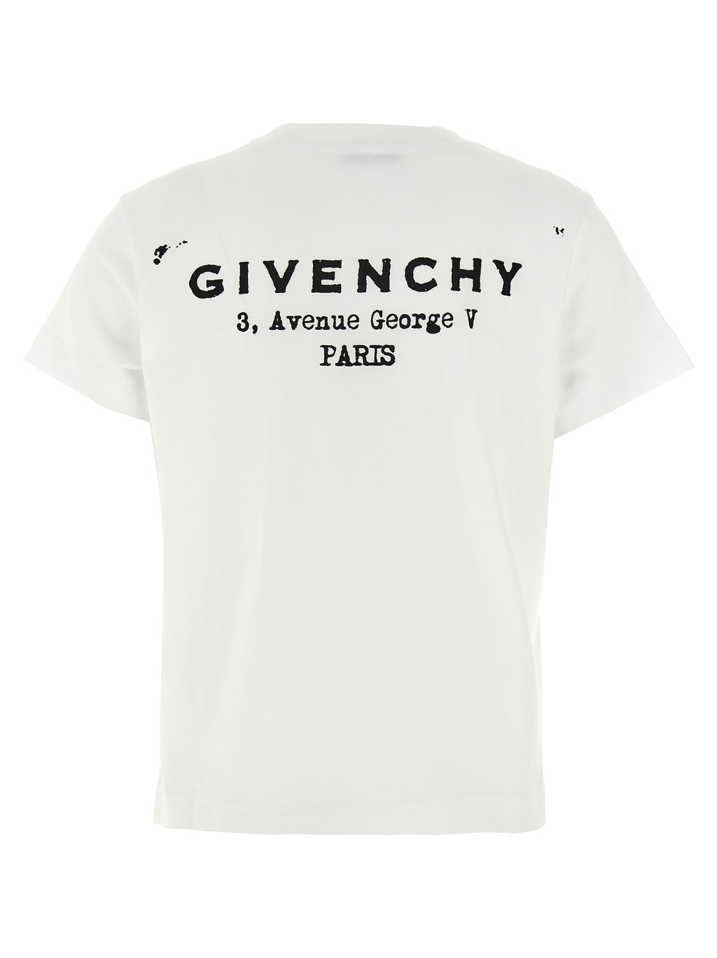T-shirt en coton bicolore Givenchy, coupe décontractée avec logo visible, parfait pour un style moderne et élégant.