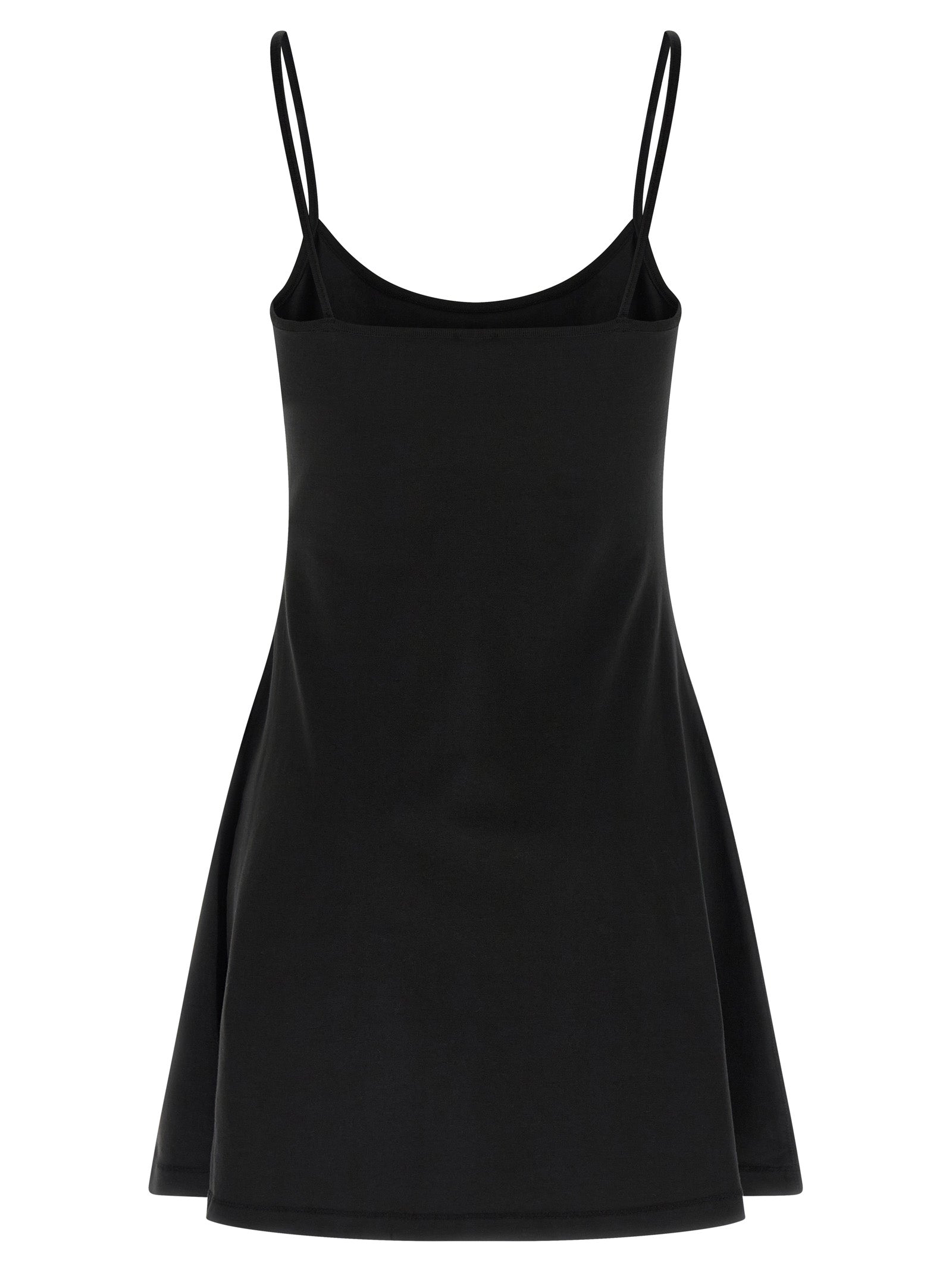 Diesel Schwarzes kurzes Baumwollkleid