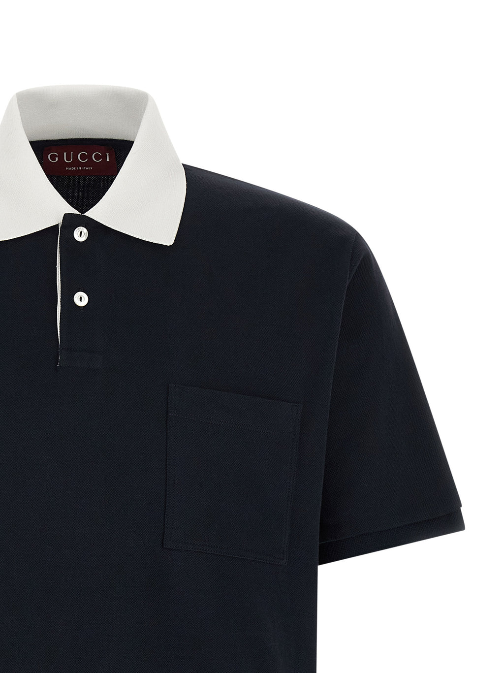 Gucci blaues Baumwoll-Poloshirt