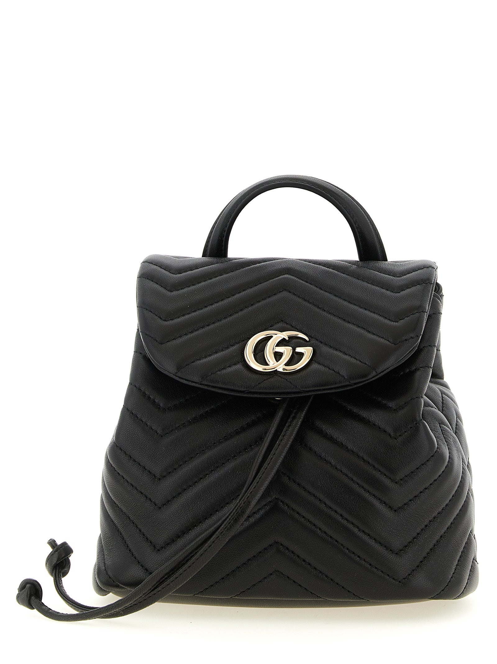 Gucci Black Lamb Leather Backpack