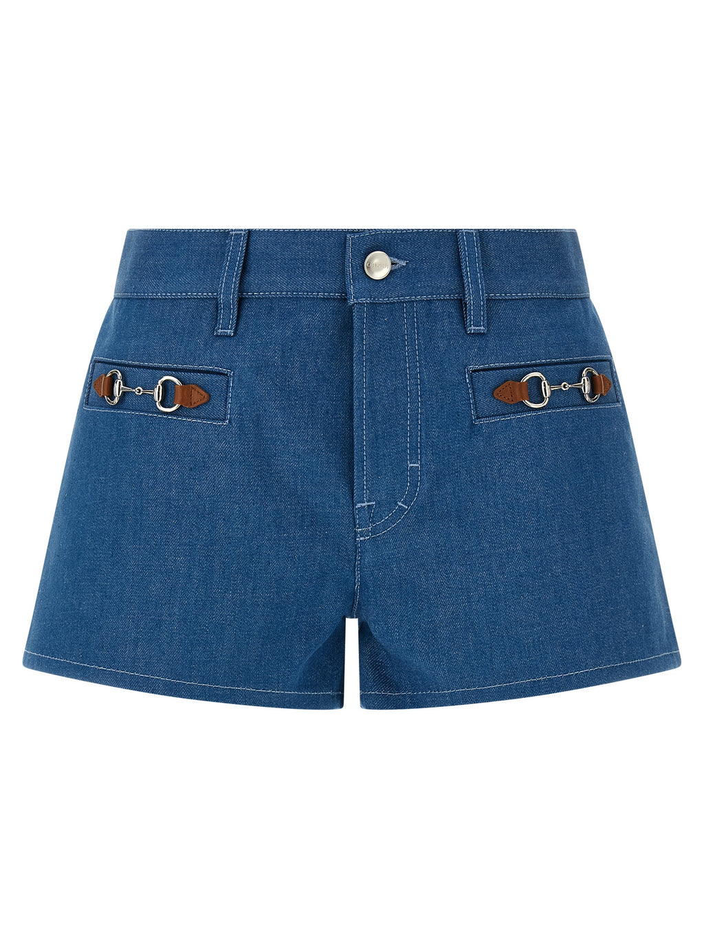 Gucci Bermudashorts aus blauer Baumwolle