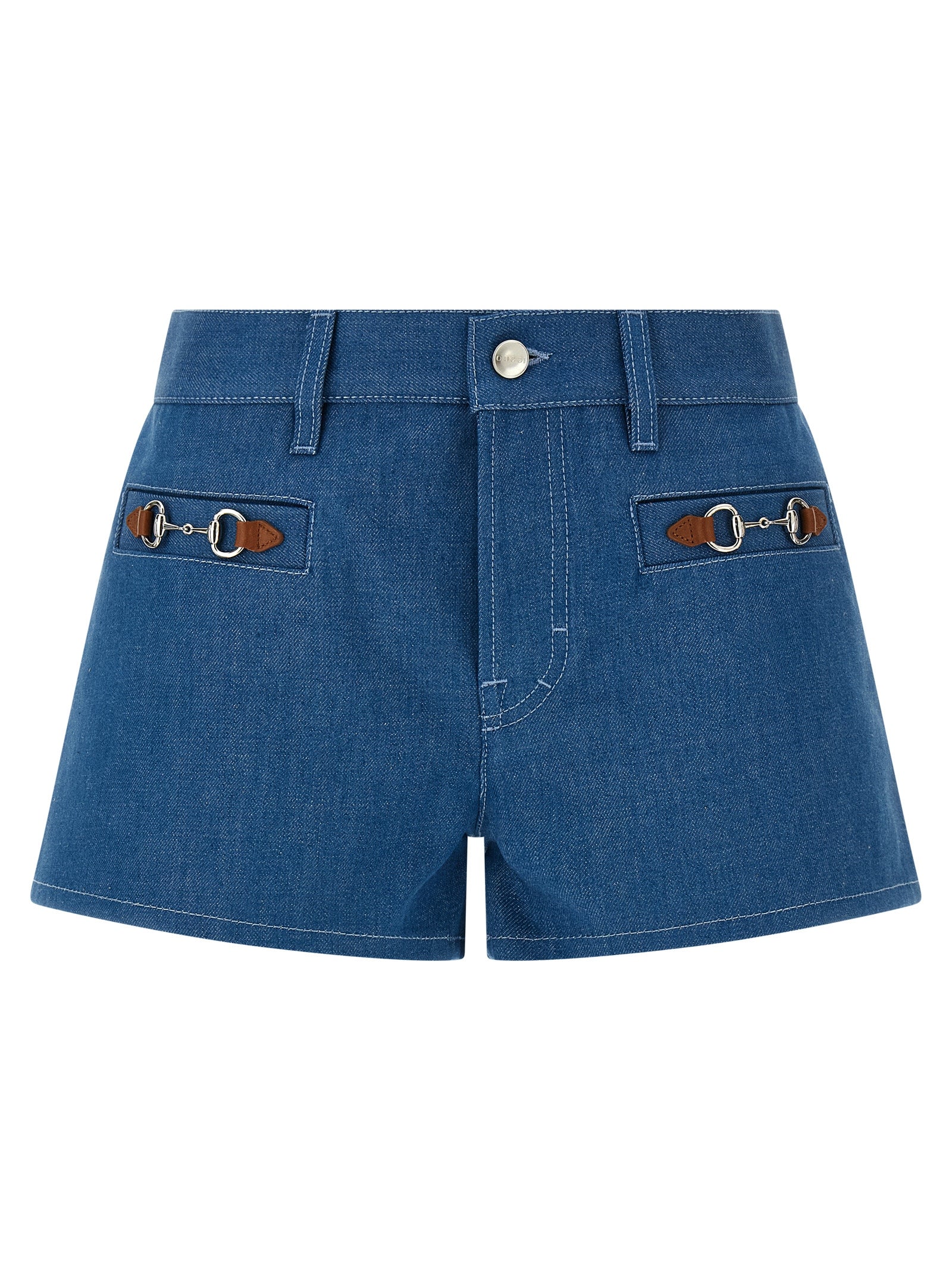 Gucci Bermudashorts aus blauer Baumwolle