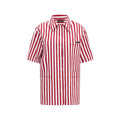 Chemise en coton multicolore Dolce & Gabbana avec motif coloré et design élégant, vue de face.
