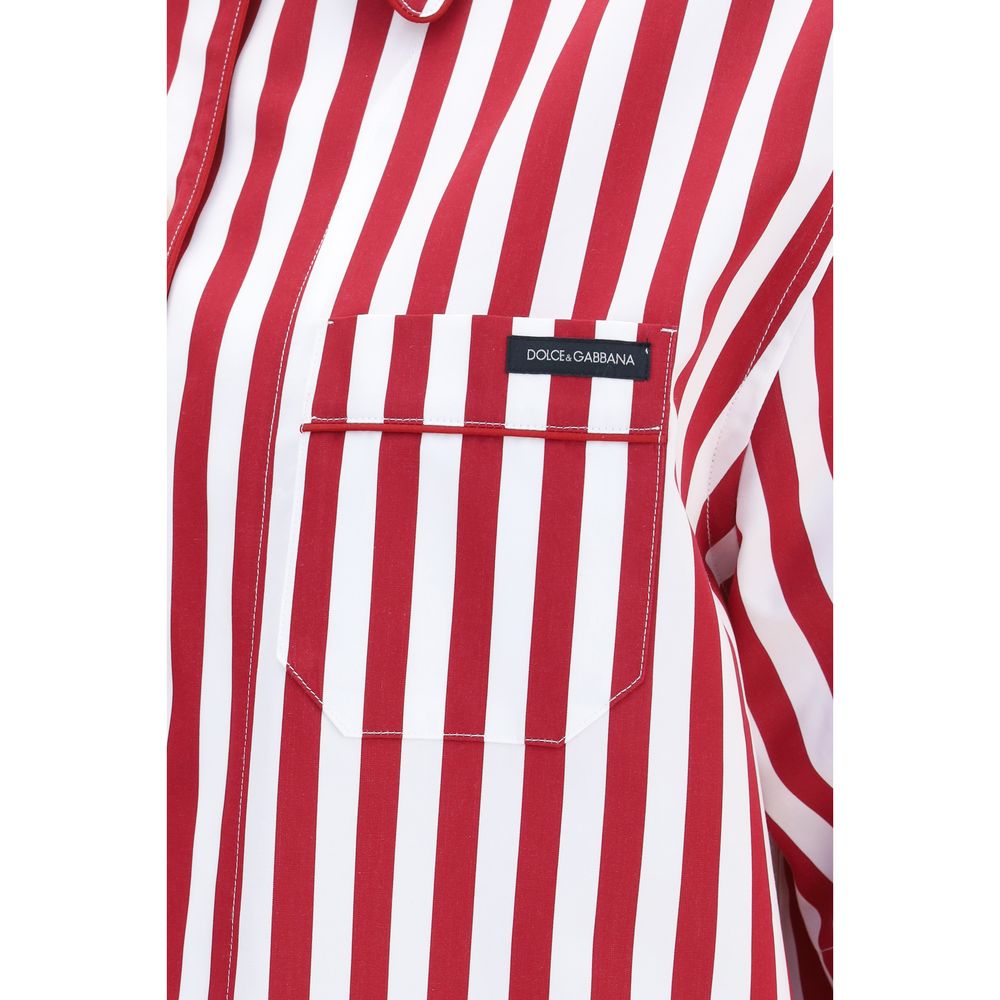 Chemise en coton multicolore Dolce & Gabbana avec motif élégant, visible en image 10962004.