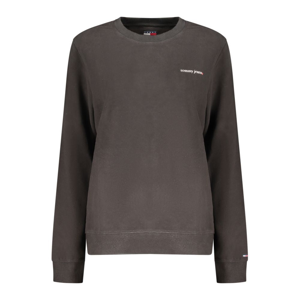 Tommy Hilfiger Damen-Sweatshirt aus schwarzer Baumwolle
