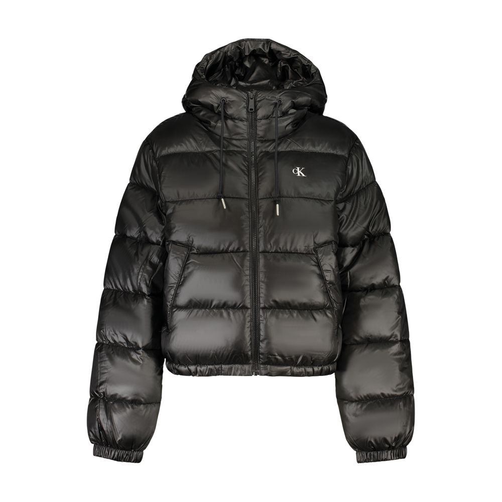 Damenjacke Calvin Klein schwarz aus Polyester – Luxuriöser, minimalistischer Blazer