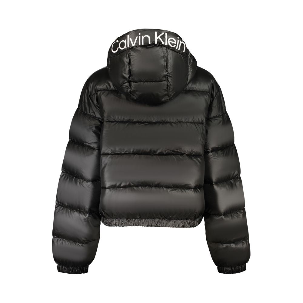 Damenjacke Calvin Klein schwarz aus Polyester – Luxuriöser, minimalistischer Blazer