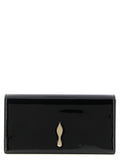 Christian Louboutin Clutch aus schwarzem Kalbsleder
