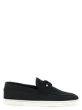 Christian Louboutin Slipper aus schwarzem Kalbsleder