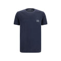 T-shirt noir en coton de Dolce & Gabbana avec logo blanc visible sur le devant.