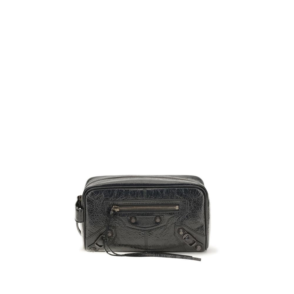 Balenciaga Black Lamb Ovis Aries Aries Wallet