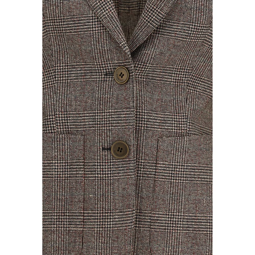 Burberry Brown Wool Oves Aries Blazer
