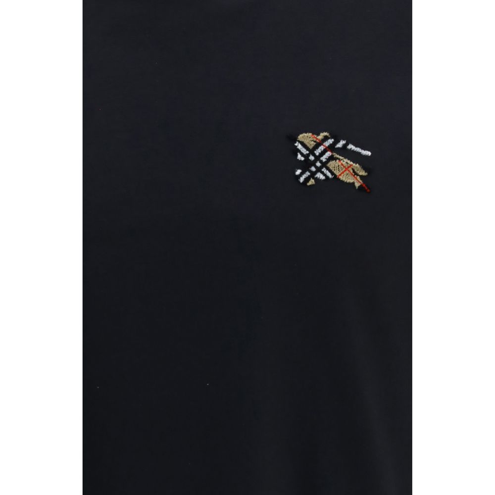 Burberry T-Shirt aus schwarzer Baumwolle