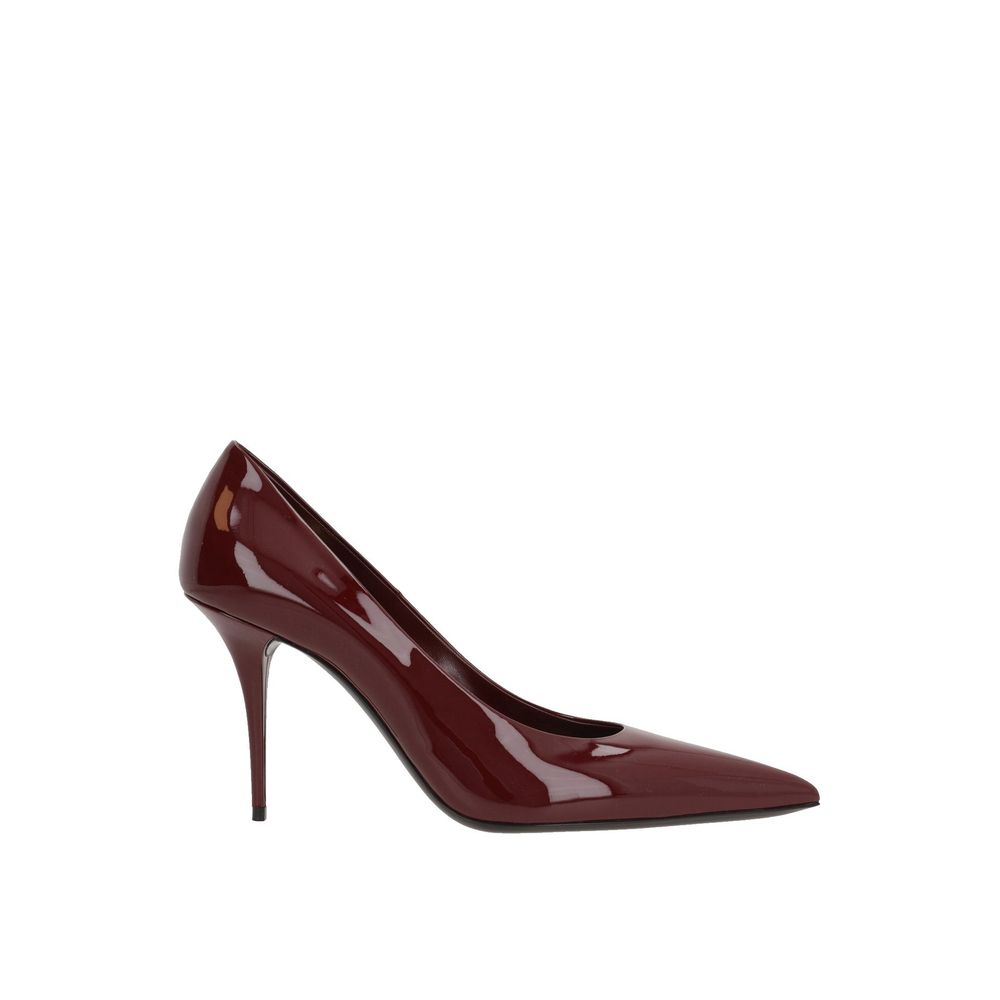 Escarpins à talons hauts en cuir de veau multicolore de Saint Laurent, élégants et raffinés pour femme.