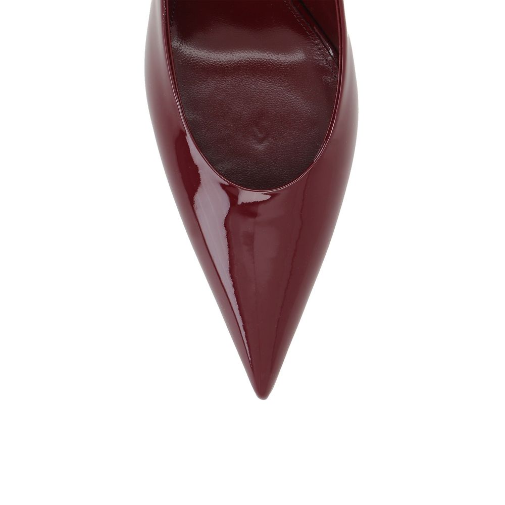 Escarpins en cuir de veau multicolore de Saint Laurent avec talons hauts élégants et design sophistiqué.