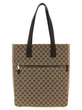 Sac à bandoulière en polyester marron Gucci, avec détails élégants et design sophistiqué visible sur l'image.