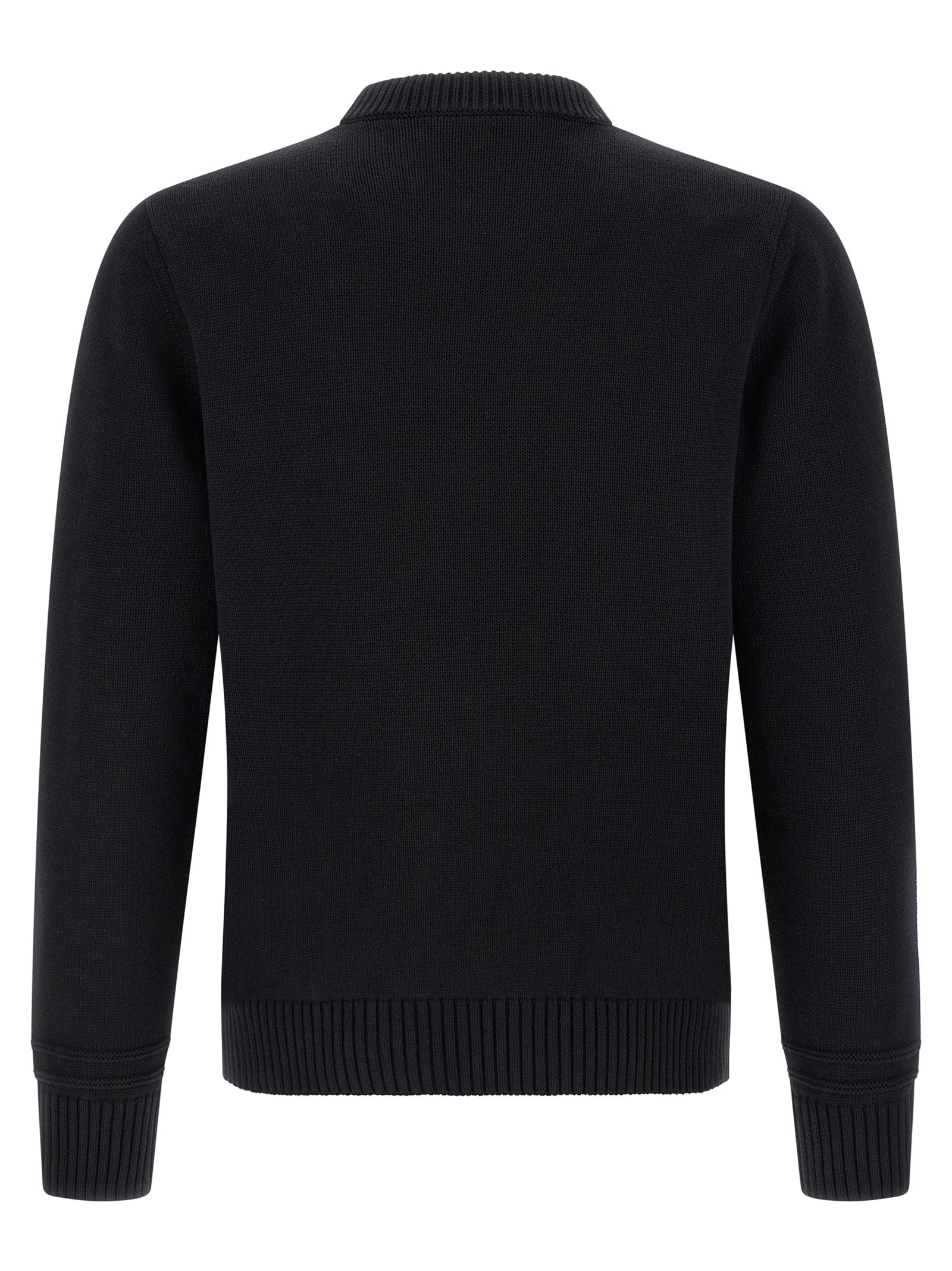 Gucci Schwarze Baumwollstrickjacke