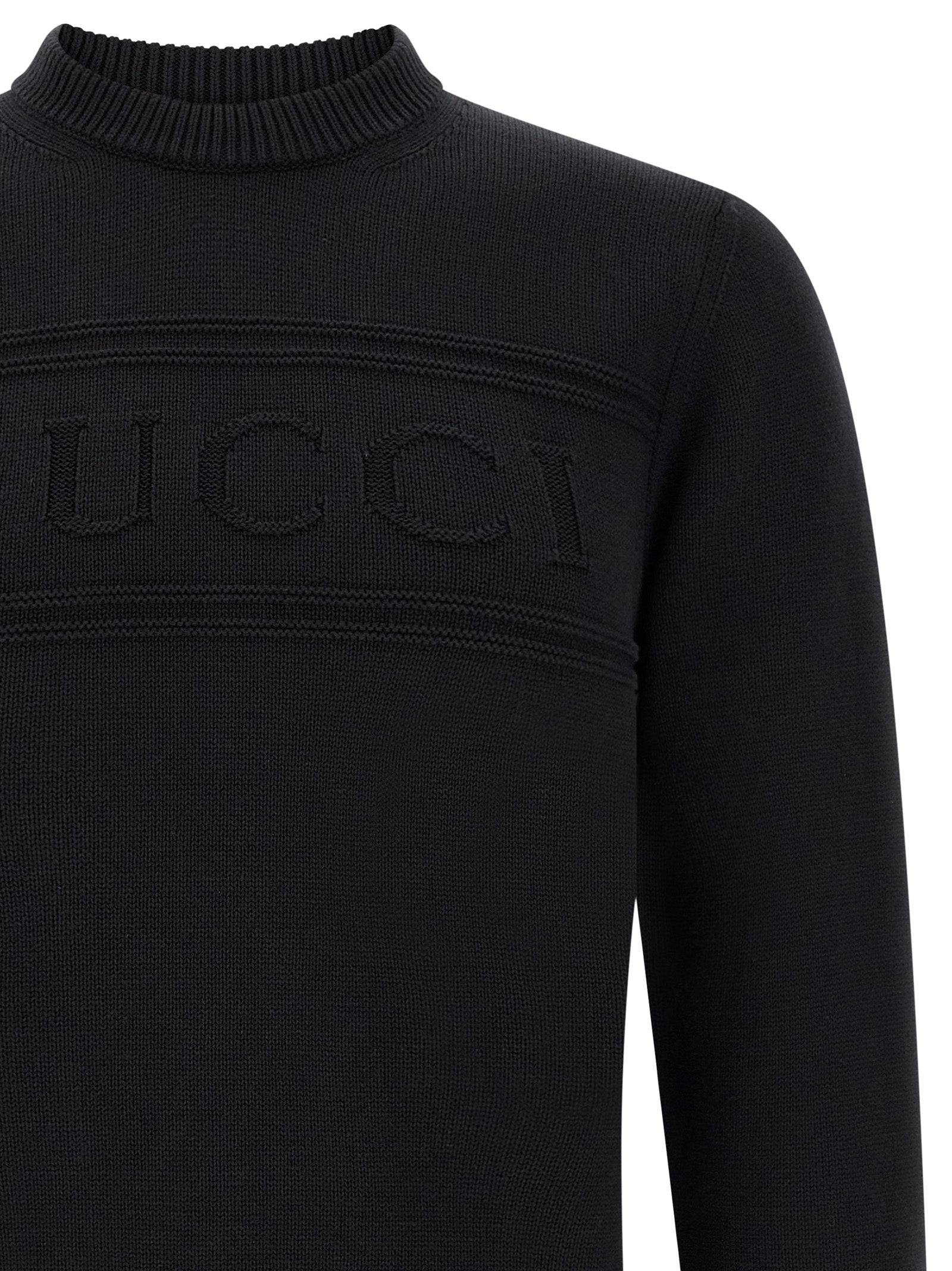 Gucci Schwarze Baumwollstrickjacke