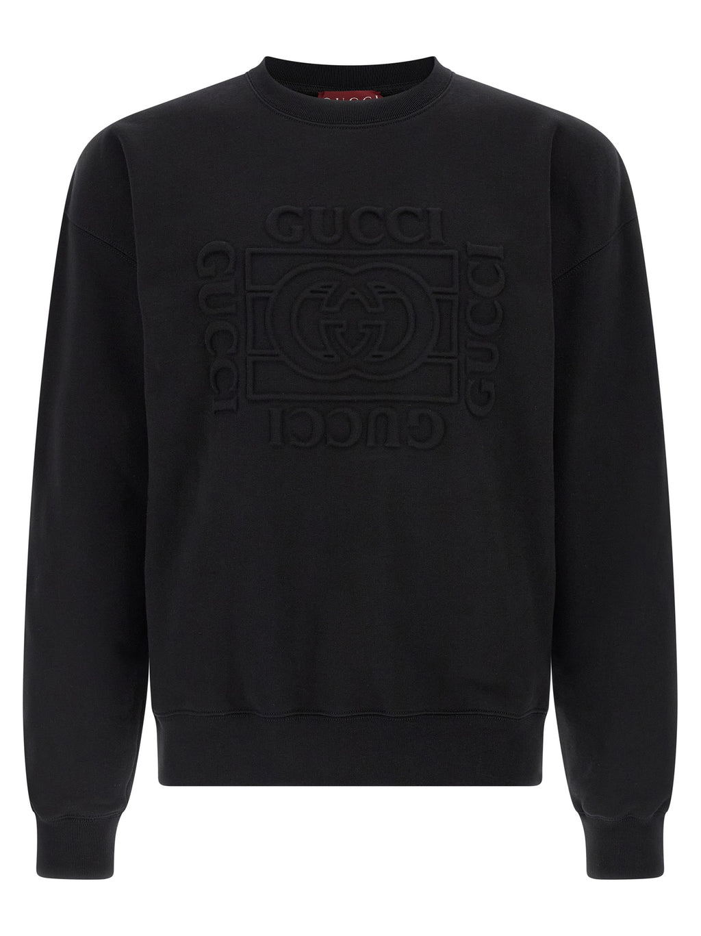 Gucci Sweatshirt aus schwarzer Baumwolle