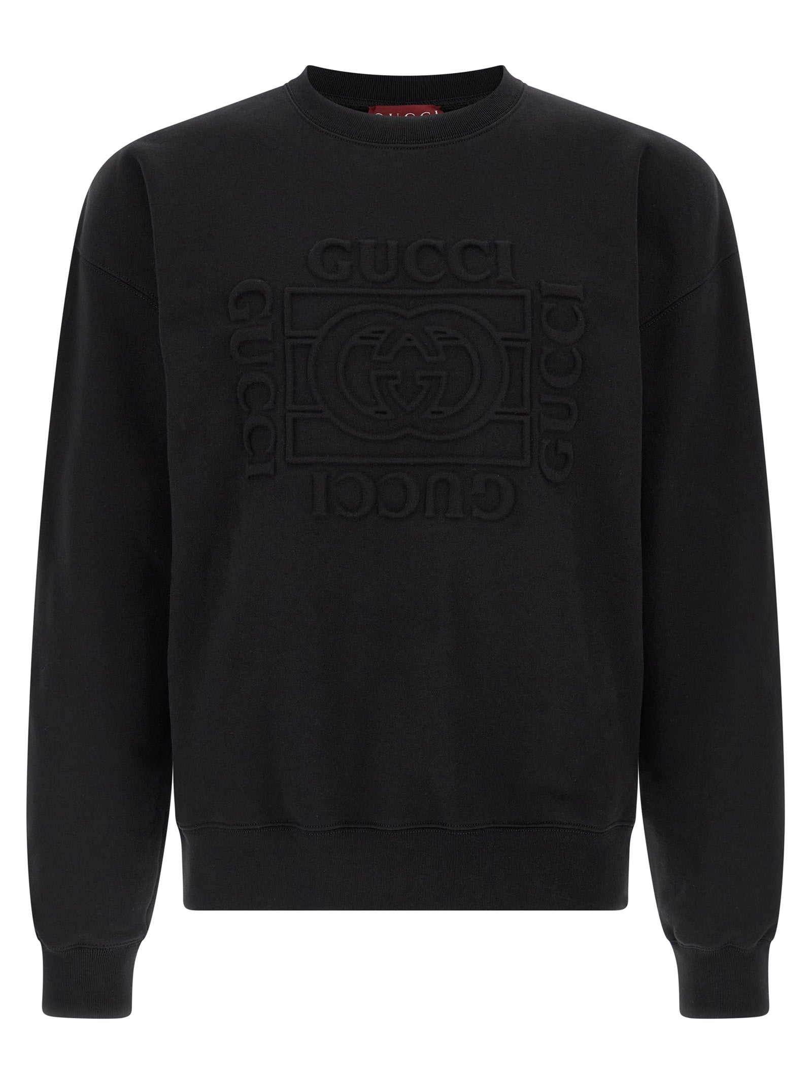Gucci Sweatshirt aus schwarzer Baumwolle