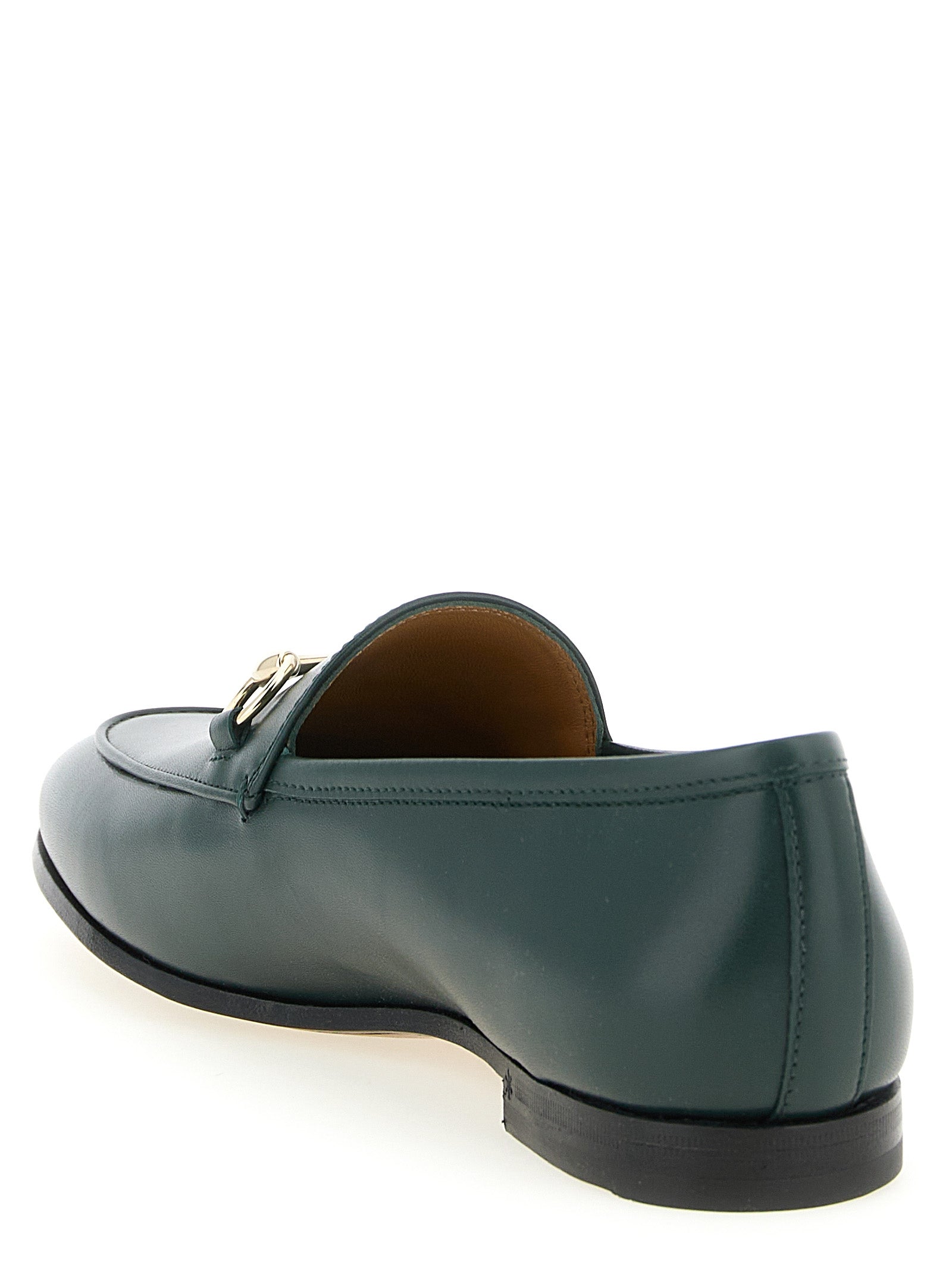 Gucci Bicolor Calfskin Slip-On Loafers
