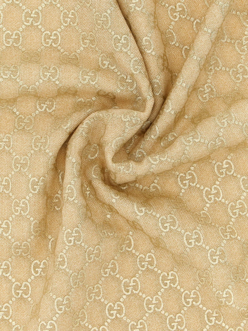 Gucci Beige Wool Scarf