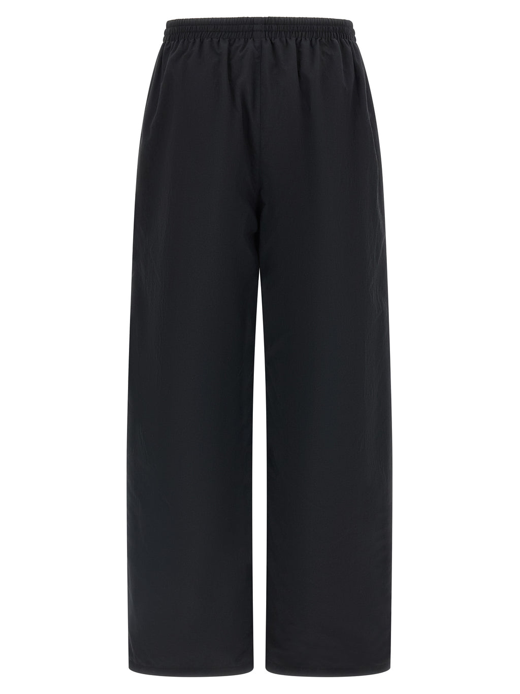Pantalon de sport multicolore en polyamide Balenciaga, style athlétique avec coupe moderne, vue de face.