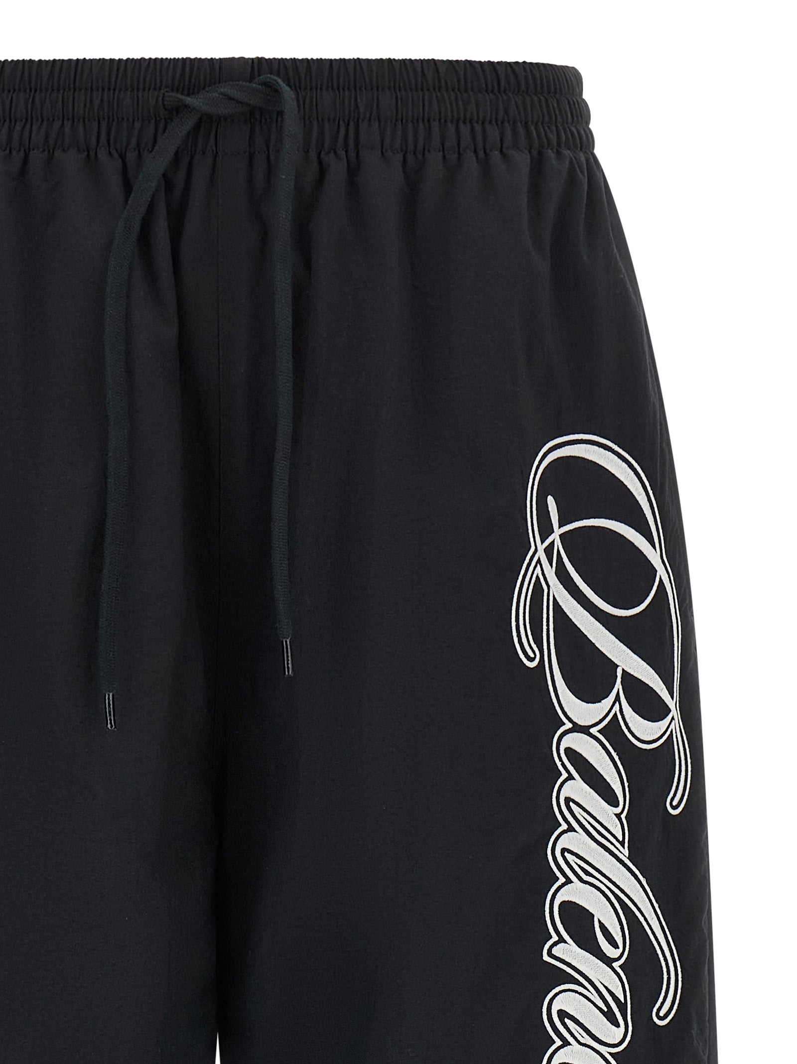 Pantalon de sport multicolore en polyamide Balenciaga, style athlétique avec ajustement décontracté.