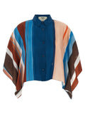 Fendi Seidenbluse in Multicolor