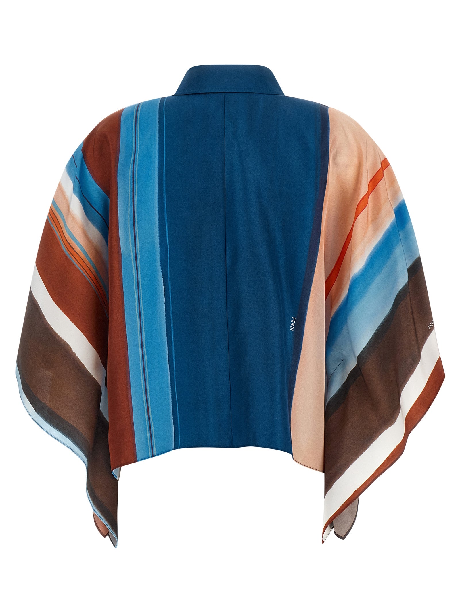 Fendi Seidenbluse in Multicolor