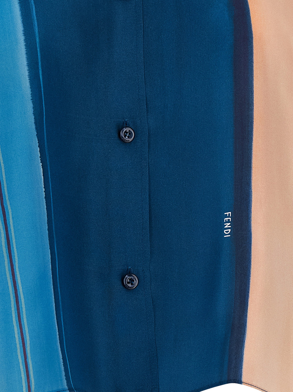 Fendi Seidenbluse in Multicolor