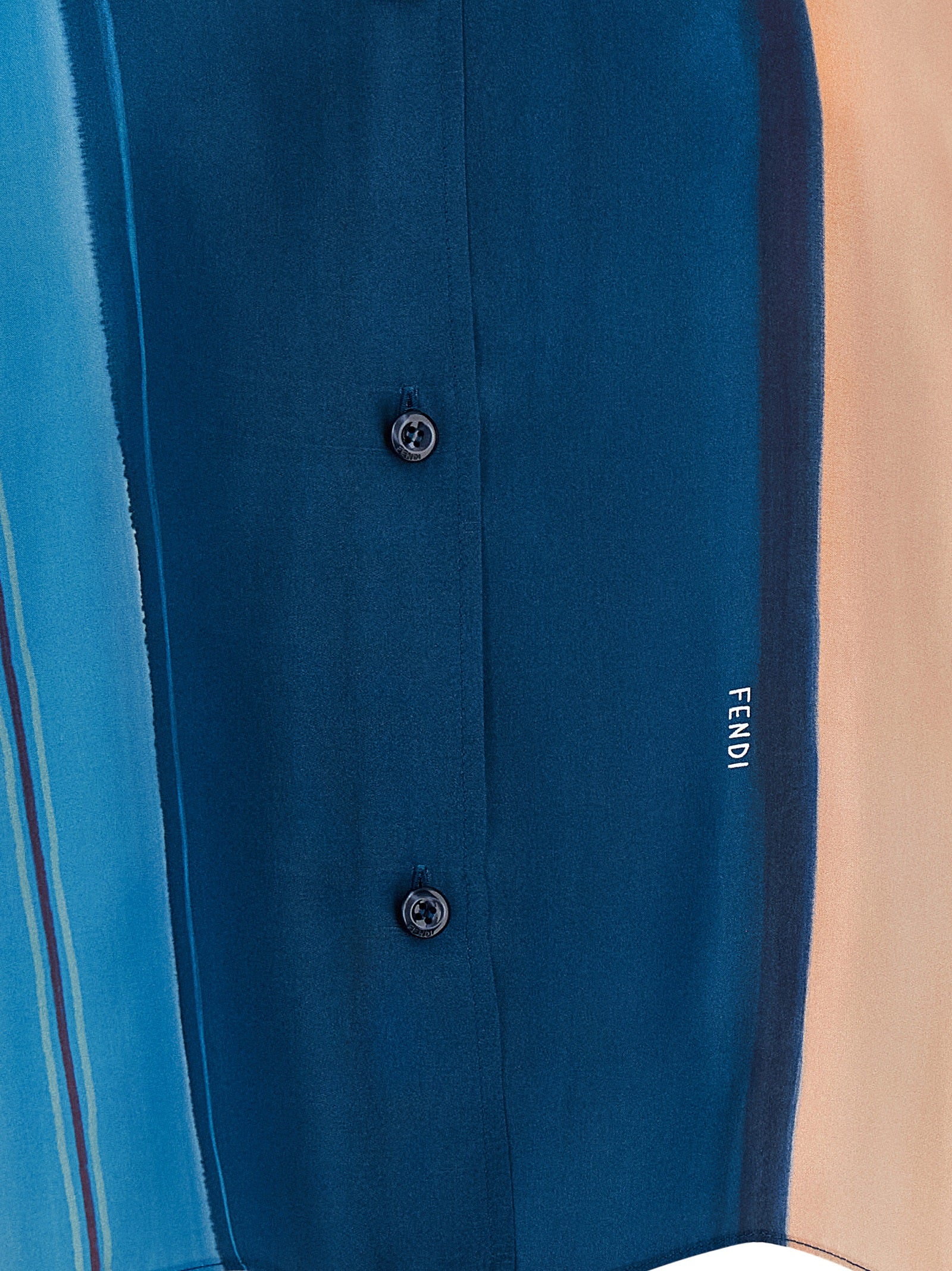 Fendi Seidenbluse in Multicolor