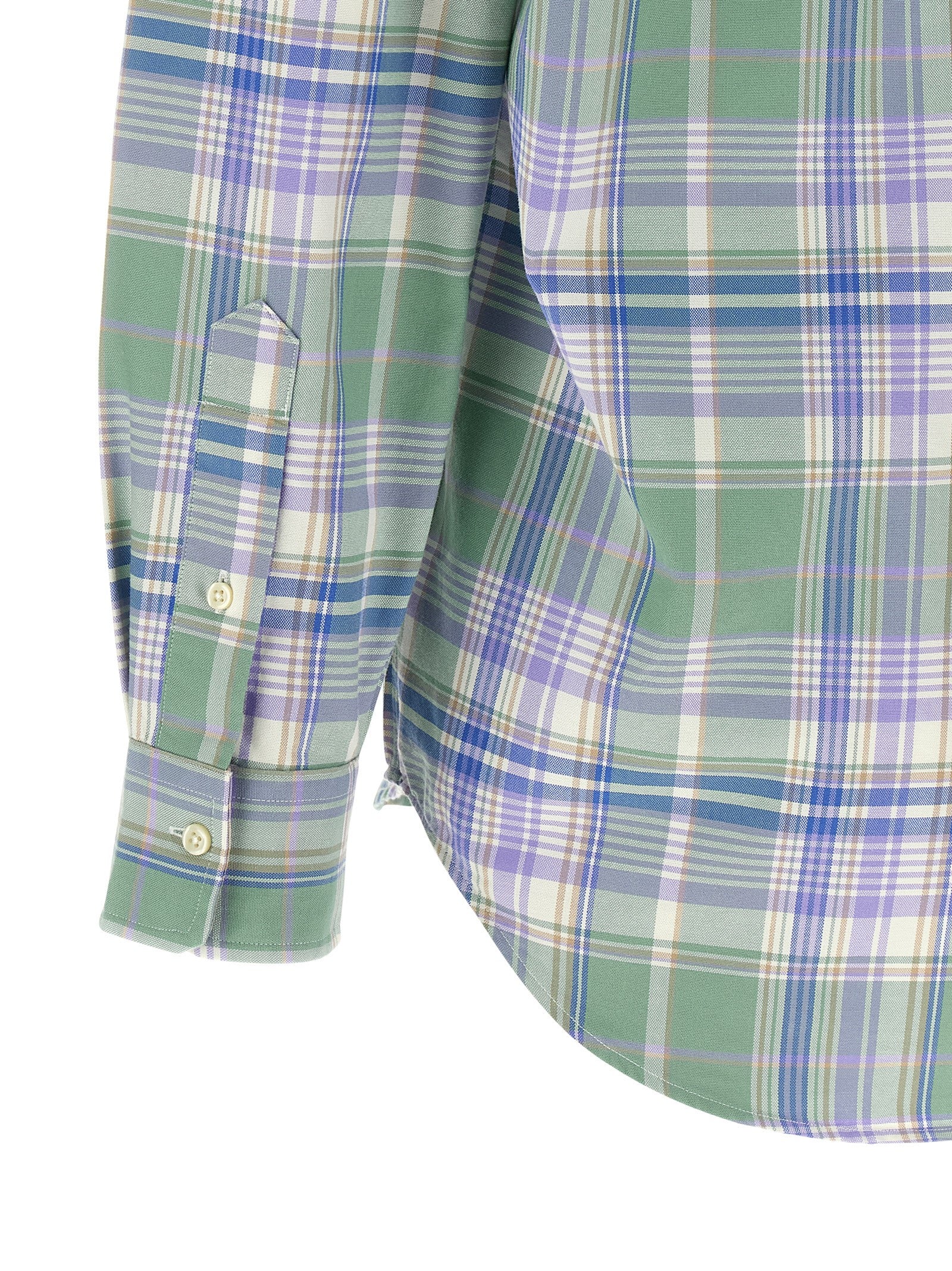 Chemise en coton multicolore Polo Ralph Lauren avec col classique et manches longues, détails élégants et tissu doux.