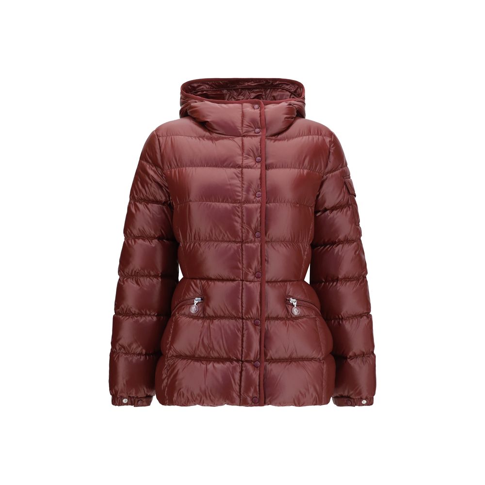 Moncler Mehrfarbige Daunenjacke in voller Länge