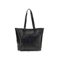 Balenciaga Schultertasche aus schwarzem Lammfell (Ovis Aries Aries)