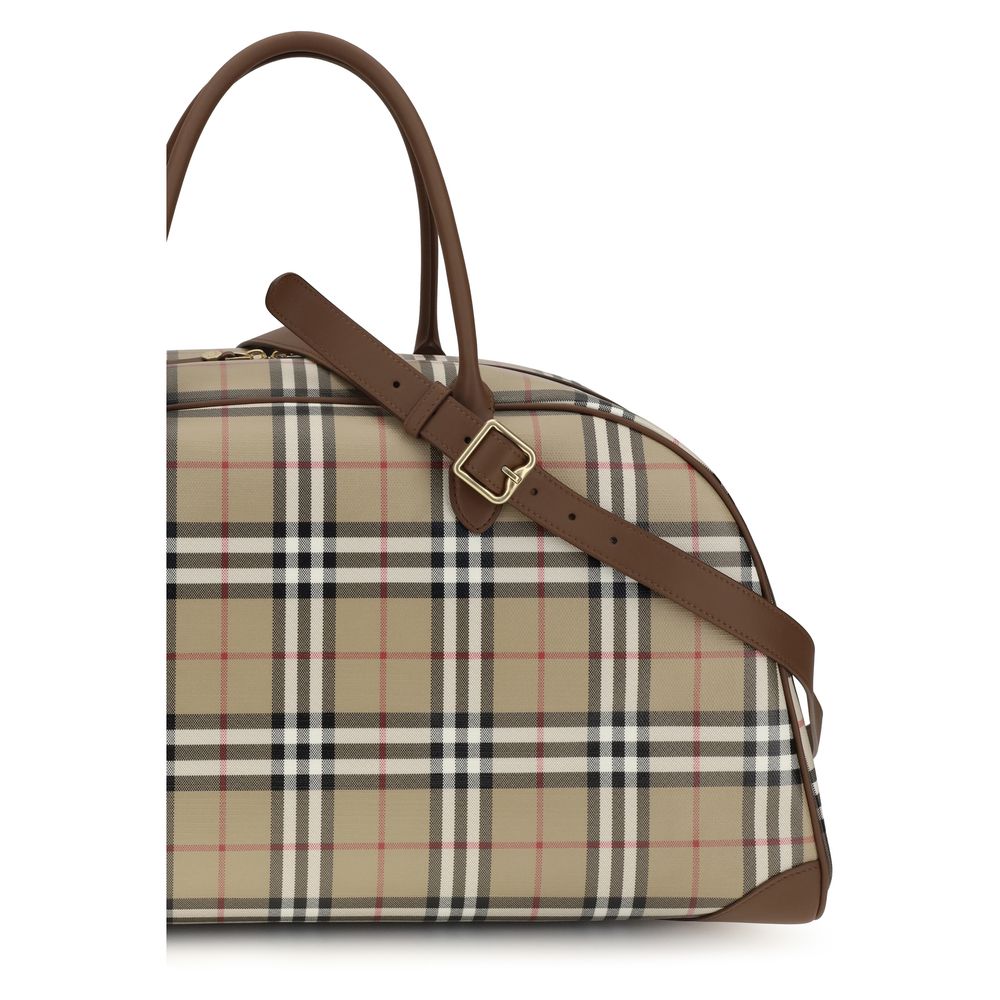 Burberry Beige Cotton Luggage And Travel