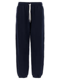 Pantalons joggeurs en coton bleu Polo Ralph Lauren, style décontracté pour l'entraînement ou le confort quotidien.