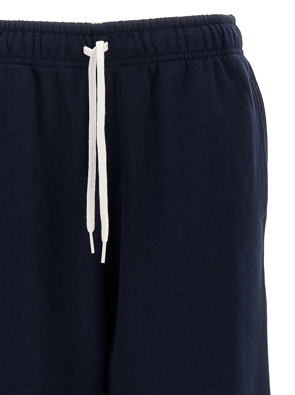 Pantalons joggers en coton bleu Polo Ralph Lauren pour entraînement, coupe décontractée et confort stylé.