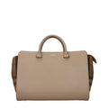 Burberry Beigefarbene Lederhandtasche