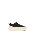 Chaussures de sport Moncler en polyamide noir, baskets athlétiques élégantes et légères pour homme.