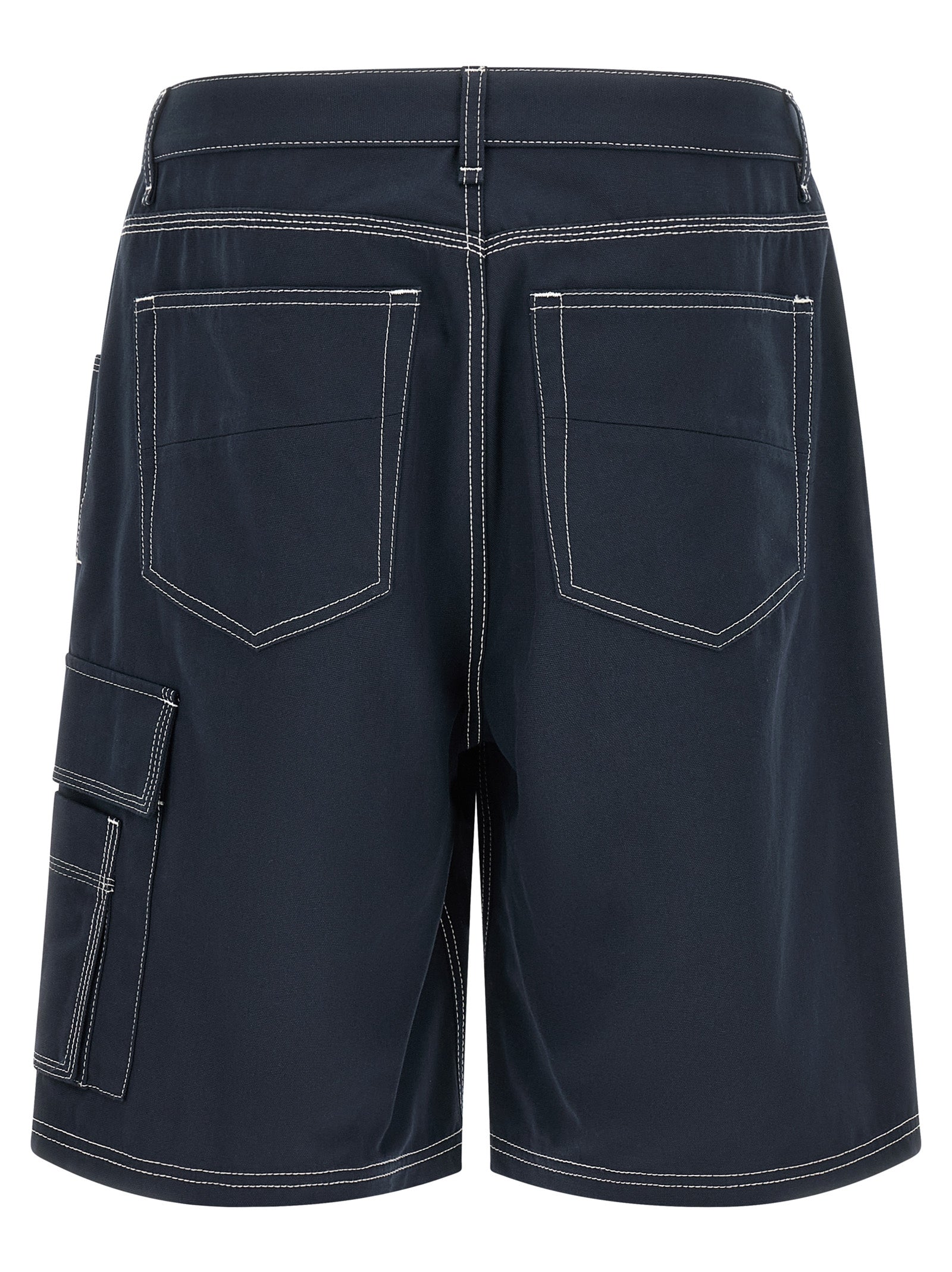 Fendi Bermuda-Shorts aus blauer Baumwolle