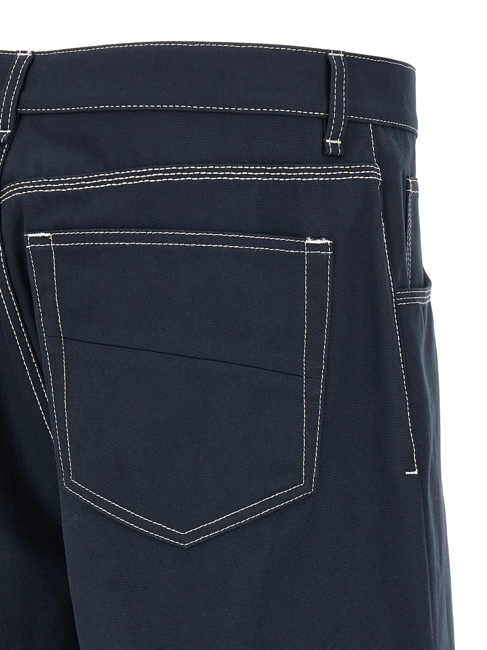 Fendi Bermuda-Shorts aus blauer Baumwolle