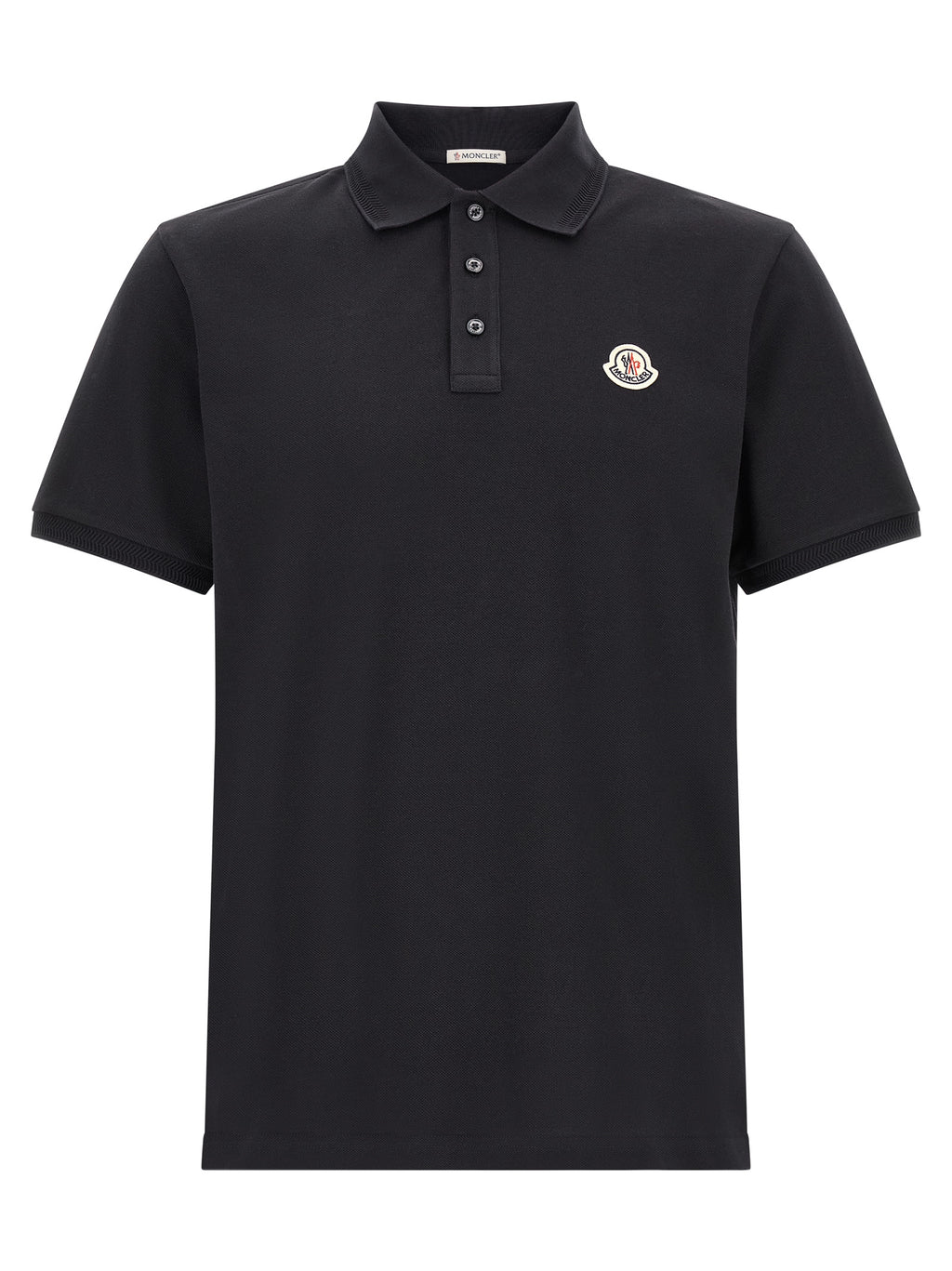 Moncler Blaues Baumwoll-Poloshirt