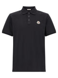 Moncler Blaues Baumwoll-Poloshirt